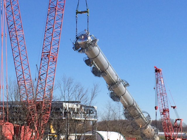 Installation of an NGL Fractionation unit designed by KP Engineering