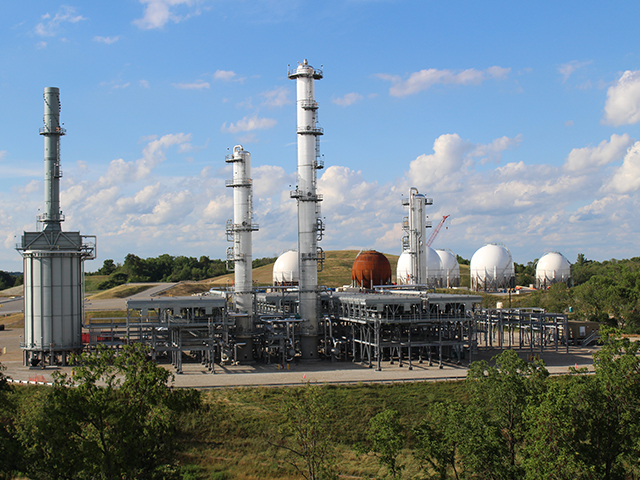 Completed full-view of the NGL Fractionator Process Plant with EPF services completed by KPE
