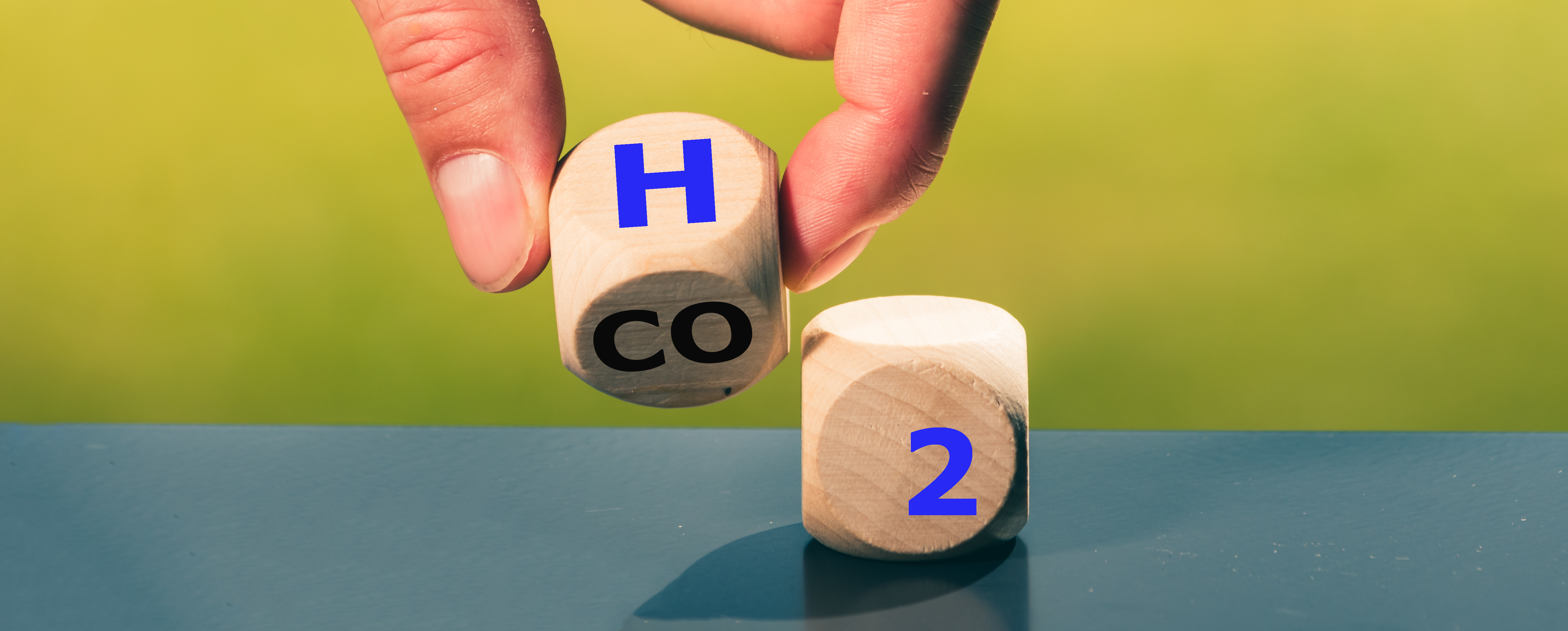 Hydrogen and carbon dioxide elements representing hydrogen and syngas plant design capabilities