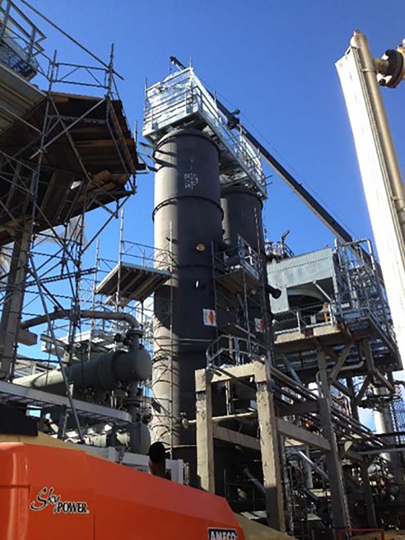 Crude Distillation Unit & Vacuum Distillation Unit constructed to increase total crude capacity